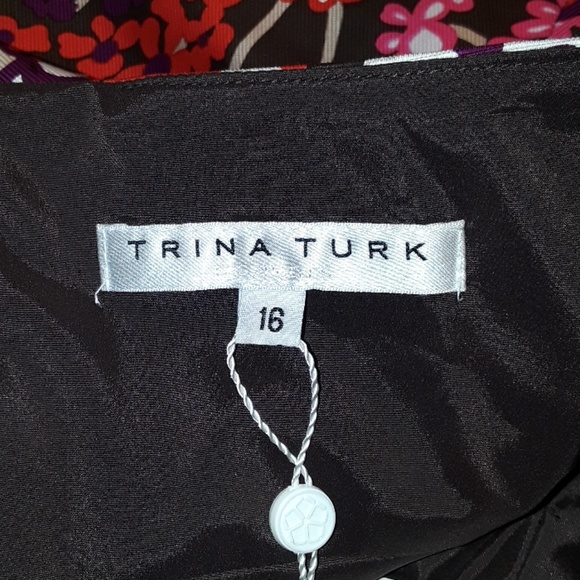 🥳HPx2🥳 NWT, Trina Turk Sparkling 2 Skirt in Flor de Jalisco Faille - Picture 13 of 16